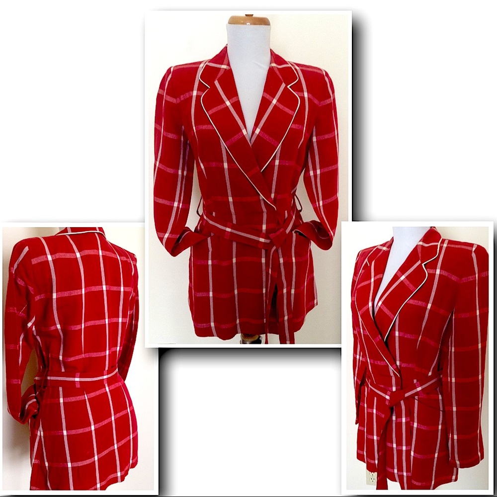 Authentic vintage DKNY belted blazer